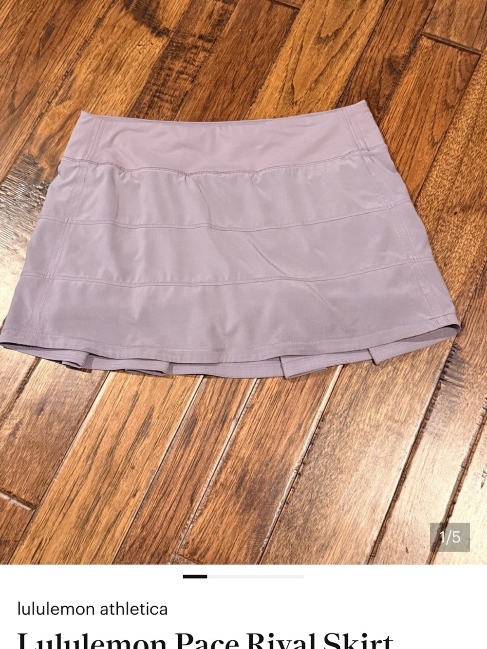 lululemon athletica Lavender Performance Skort